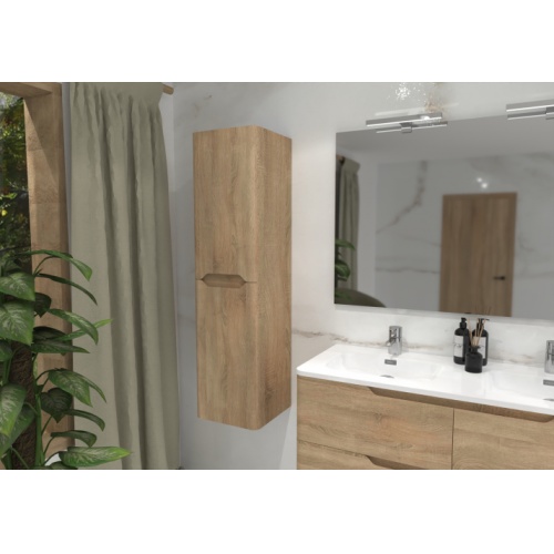 Colonne de salle de bain LUNA 135cm Bois Clair LUNA-colonne-bois clair