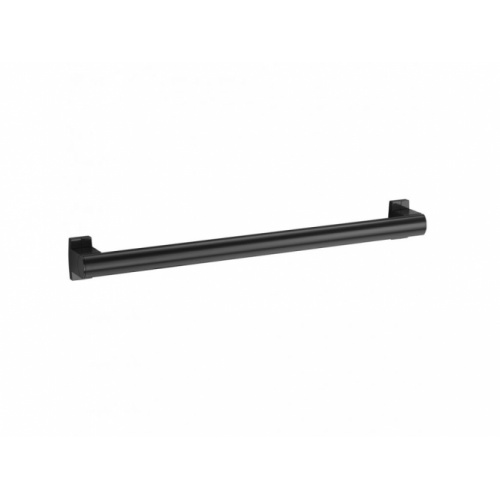 Barre droite adaptée PMR et Séniors ARSIS Full black 600 mm - Noir mat 