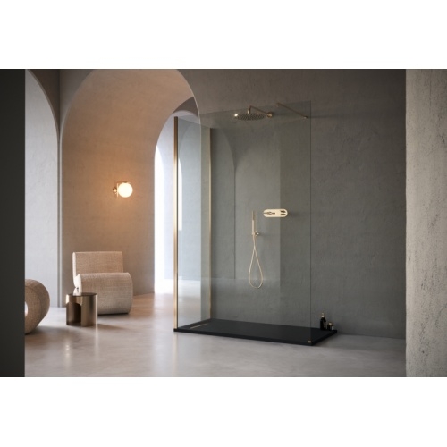  Receveur de douche ELAN Epoque Noir - Grille Or - 80x140cm ELAN_EPOQUE_AN+ORO_160x90_amb