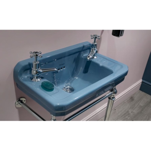 Lave-mains ALASKA BLUE Burlington Edourdian 51 cm Alaska Blue