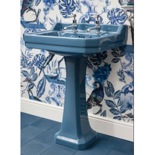 Vasque ALASKA BLUE Burlington Edourdian 61 cm - 2 trous burlington-bespoke-Alaska-Blue