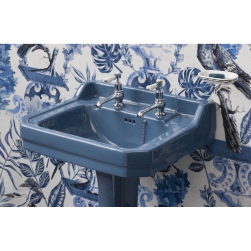 Vasque ALASKA BLUE Burlington Edourdian 61 cm - 2 trous burlington-lavabo-retro-bespoke-Alaska-Blue