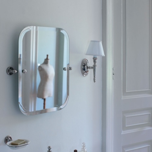 Miroir pivotant rectangulaire à angles arrondis A40-CHR