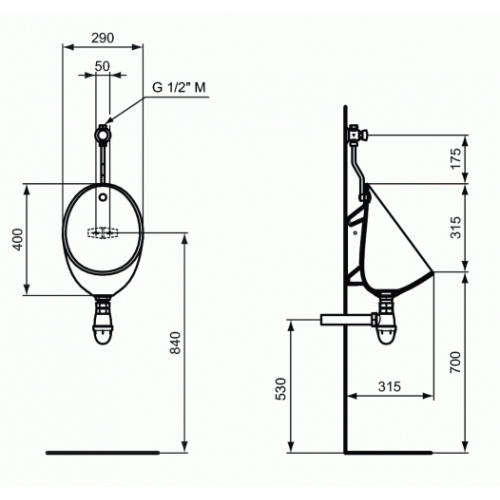 Pack urinoir APPLIQUE 3 en 1 Porcher_P0245 (1)