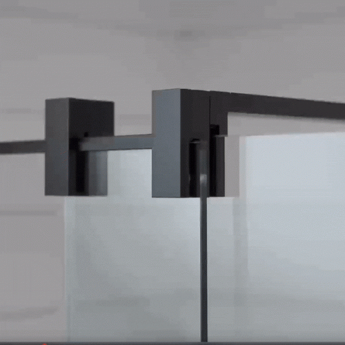 Paroi de douche coulissante H STYLE Noir - Gauche - 160cm 1679585446897