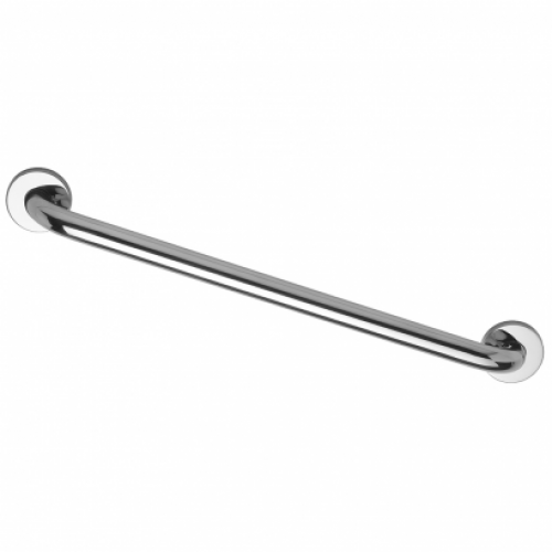 Barre d'appui droite Inox poli brillant 600mm, adaptée PMR et Séniors*