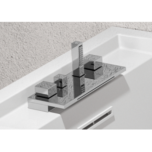 Baignoire balnéo SENSE 4 2.0 Hydro Air - Blanc Brill - 170x70cm - Avec Robinetterie Robinetterie SENSE 2 0
