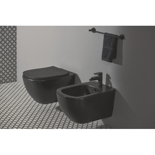 Bidet suspendu TESI Noir Mat T3552V3_2