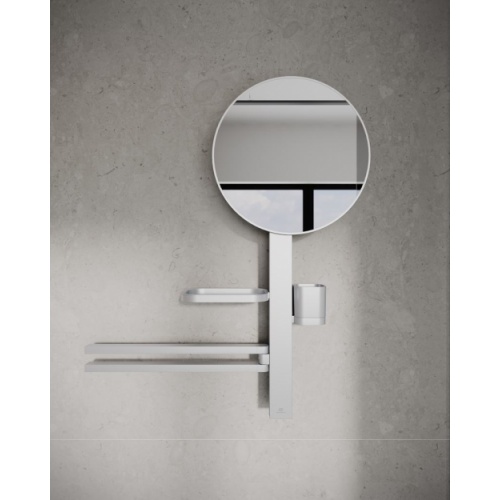 Ensemble d'accessoire Beauty Bar 30 Argent brossé BD588SI (1)
