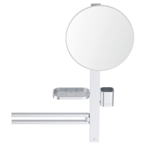 Ensemble d'accessoire Beauty Bar 30 Argent brossé BD588SI (3)