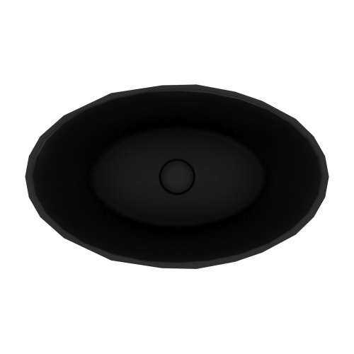 Vasque à poser ovale PRISMA Noir mat PRISMA Noir (2)