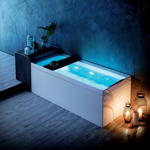Baignoire balnéo DIVINA 160x70cm - RELAX - Blanc brillant - Sans tablier Divina_1