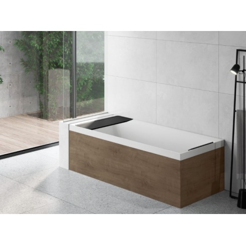 Baignoire balnéo DIVINA 160x70cm - RELAX - Blanc brillant - Sans tablier Div Burlington