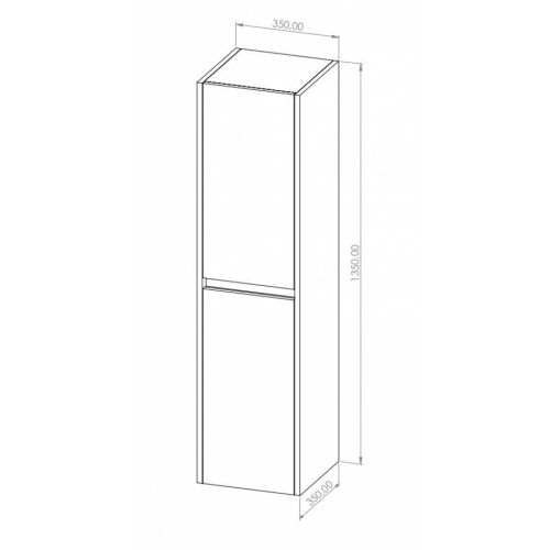 Colonne de salle de bain JUPITER 3.0 Bois Clair Colonne JUPITER 3 0