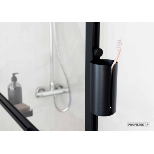 Pot pour paroi de douche TWIN TW2002-Negro-Transp-D3