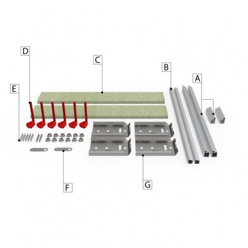 Châssis de coffrage haut MODULOFAST - Module Haut Modulofast_Haut Détail