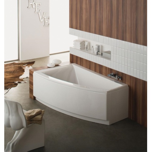 Baignoire asymétrique RENOVA ESQUISSE 170x105cm Droite - SANS tablier ESQUISSE Droite Amb