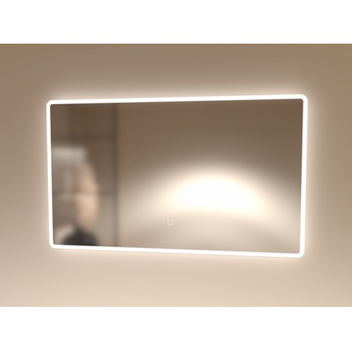 Meuble NEPTUNE Héritage Chêne 100 - Vasque centrée - Miroir Reflet Reflet-100