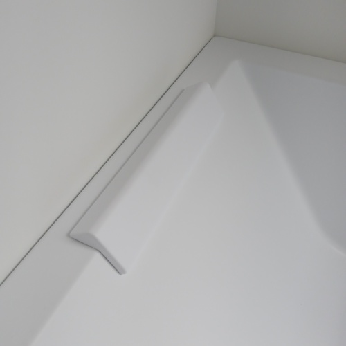 Baignoire CALOS 2.0 - 1 Tablier Frontal - 150x70cm - Blanc Mat Appui tête CALOS 2.0 Blanc Mat