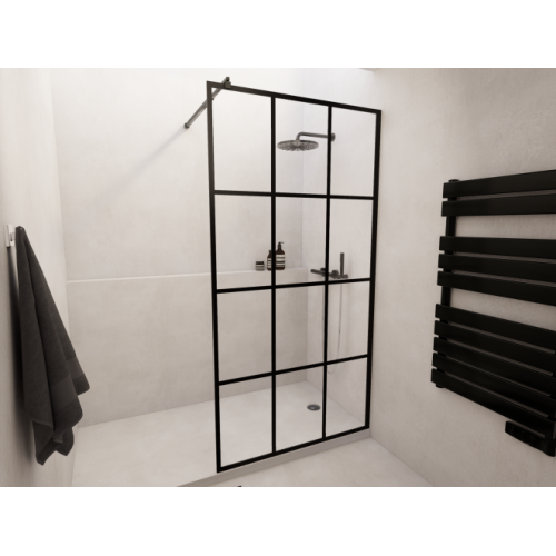 Paroi de douche LOFT BLACK 120cm 