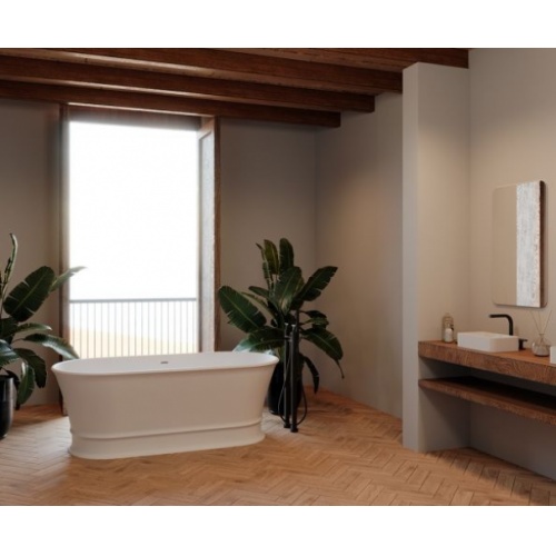 Baignoire en Acrystone TEMPUS Blanc mat tempus