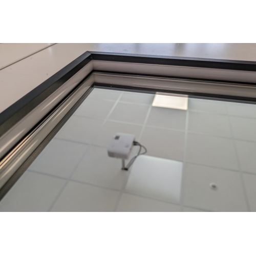 Miroir avec cadre Noir Mat QUADRO rétroéclairé LED - 80cm PXL_20240412_122418746