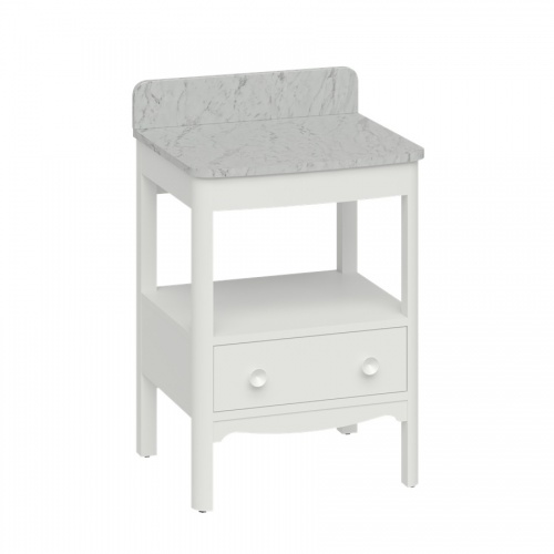 Meuble sous-vasque GUILD Blanc (Sans vasque) - 65cm guild-650-carrara