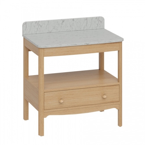 Meuble sous-vasque GUILD Light Oak (Sans vasque) - 85cm guild-850-carrara-lo_w900_h900