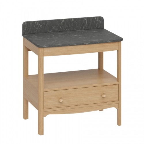 Meuble sous-vasque GUILD Light Oak (Sans vasque) - 85cm guild-850-marquina