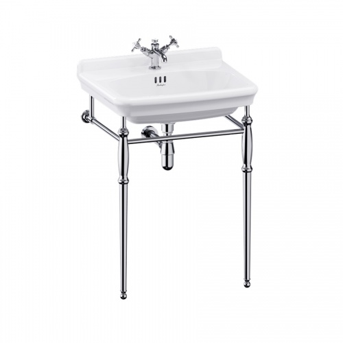 Vasque en céramique rétro GUILD 62cm - 1 Trou de robinetterie GUILD Basin 62
