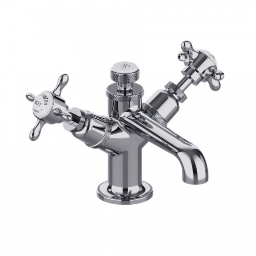 Mélangeur de lavabo rétro GUILD monotrou Chromé