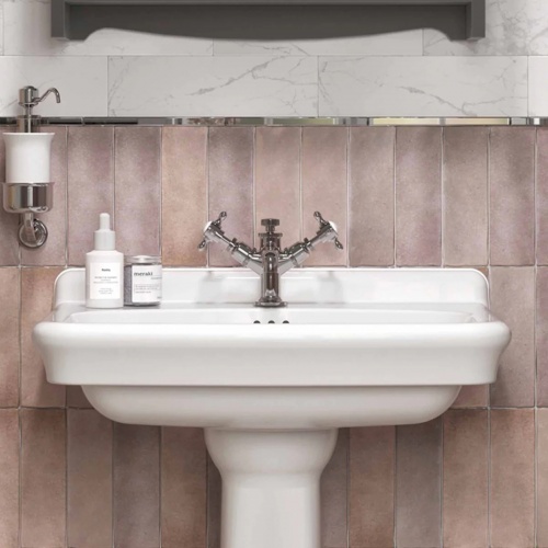Mélangeur de lavabo rétro GUILD monotrou Chromé gu110dnC Amb
