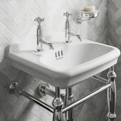Mélangeur de lavabo rétro GUILD Chromé 2 trous GUILD 450 Chromé