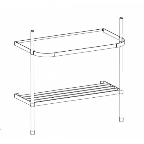 Ensemble lavabo et piétement CHALFONT 100cm Console B10ES
