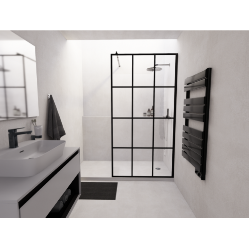 Paroi de douche LOFT BLACK 100cm LOFT 100