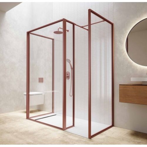 Paroi de douche d'angle NORDIC avec cadre aluminium - FN-2231