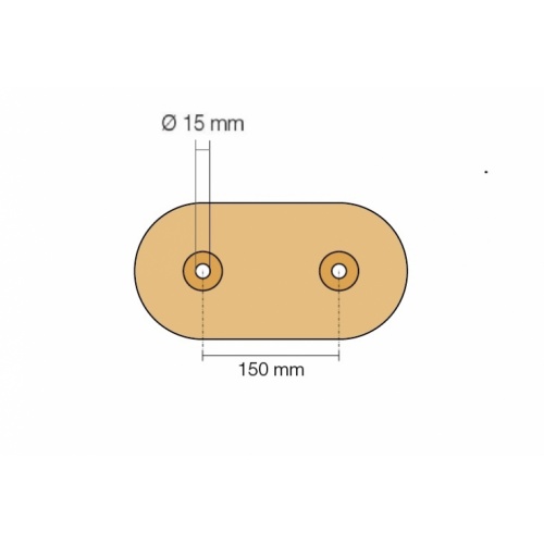 Collerettes d’étanchéité préfabriquées Schlüter-KERDI-MV Ø15 mm Tuyaux 22-40 mm* kerdimv15D 10 Schéma