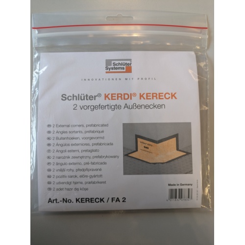 Lot de 2 Angles sortant 90° préformés étanches KERDI-KERECK FA - kerdi kereck Sortant
