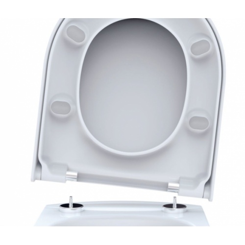 Abattant de WC S3 TYPE Blanc déclipsable et frein de chute* 7GA900101_3