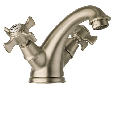 Mélangeur lavabo CHAMBORD rétro Métal Brossé - CH10877