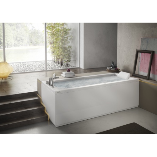 Baignoire balnéo Energy rectangulaire 160x70 - Tête à Droite - Base Jacuzzi_Energy_Droite_2