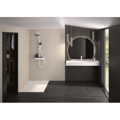 Colonne de douche thermostatique AQUANOVA Blanc Mat aquanova-blanc-photo