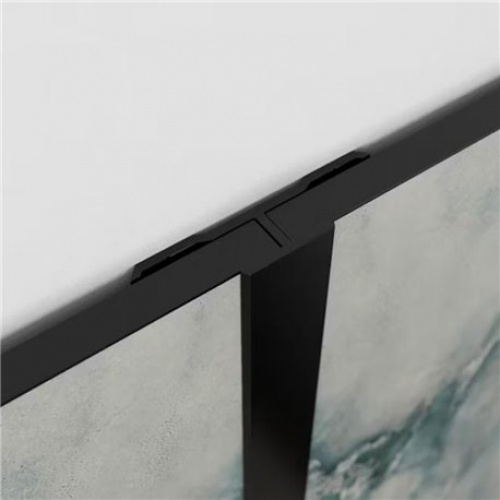 Profilé d'alignement pour panneau mural KINEWALL - Hauteur 202 cm - Noir Intense Grainé