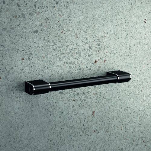 Barre d'appui droite adaptée PMR et Séniors ONYX II Black Edition AMZ_12802BLK-LS