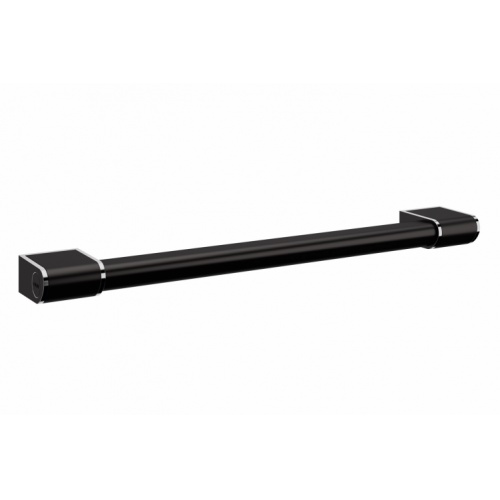 Barre d'appui droite adaptée PMR et Séniors, ONYX II Black Edition - 600 mm