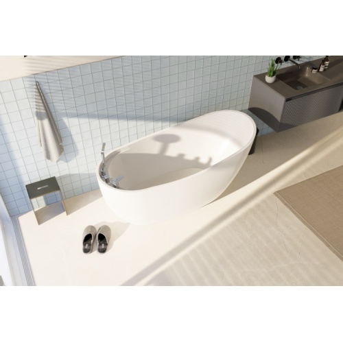 Baignoire ilot autoportante BALI 170x75 cm avec robinetterie intégrée BALI C-3114 (5)