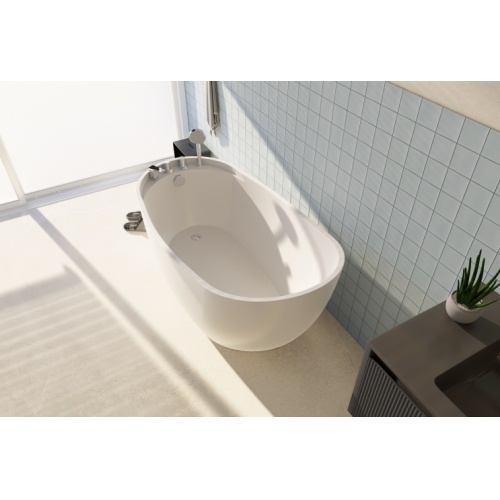 Baignoire ilot autoportante BALI 170x75 cm avec robinetterie intégrée BALI C-3114 (6)