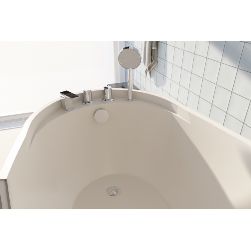Baignoire ilot autoportante BALI 170x75 cm avec robinetterie intégrée BALI C-3114 (7)
