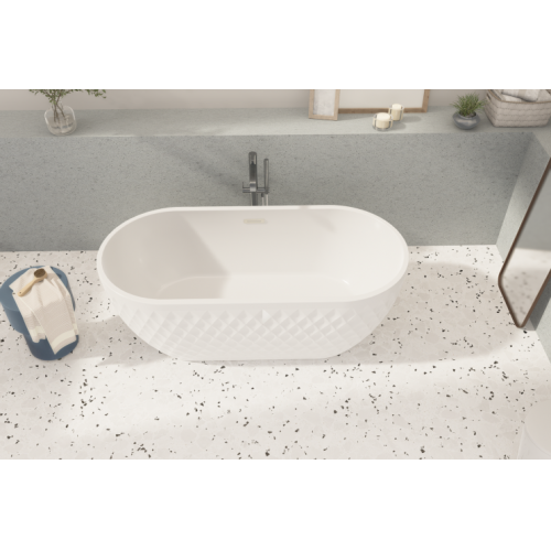 Baignoire ilot PRISM 170x80cm haut milieu