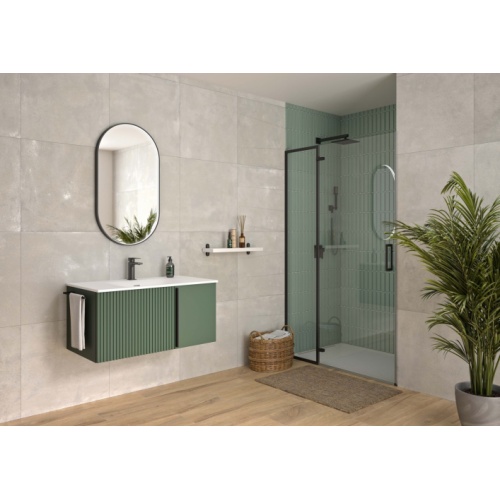 Meuble de salle de bain CANOPEE Laque Vert anglais satiné